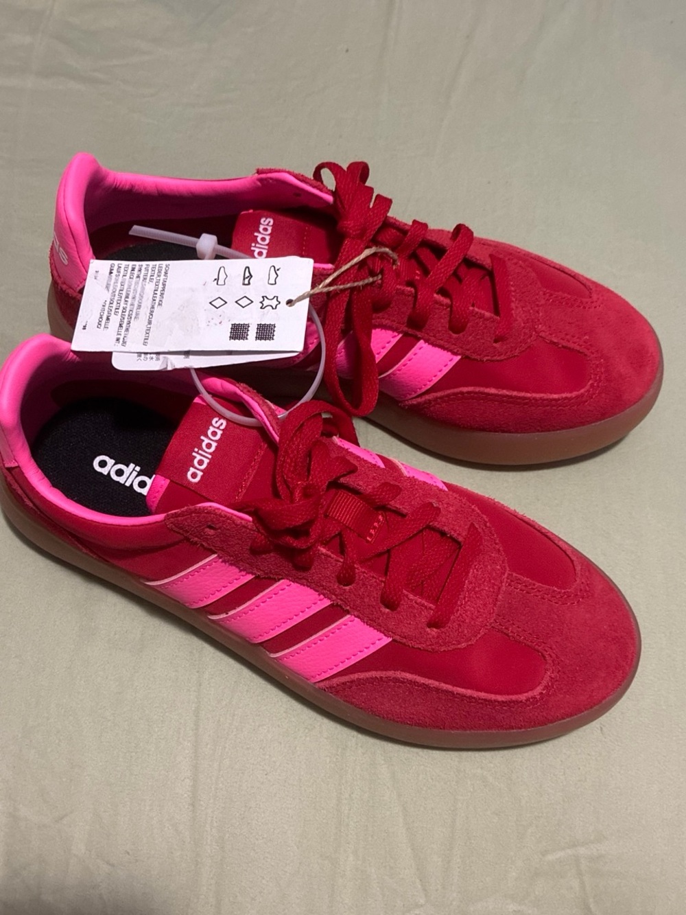 Brand New Adidas Youth/ Women’s Sneakers - Red & Pink Two-Tone